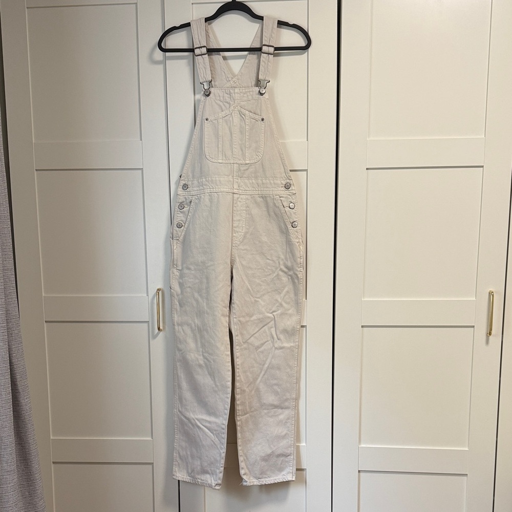 Old Navy Women's Light Beige Overalls - Picture 1 of 5
